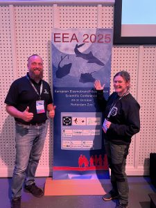 Founders of Shark & Skate Scotland, Chris-and-Lauren-at-the-European-Elasmobranch-Conference